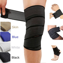 1 Pc elastische bandage fitness outdoor sport kniebeschermers sport leggings elleboog polsband elastische volledige voet bandage veiligheid 40 ~ 120cm