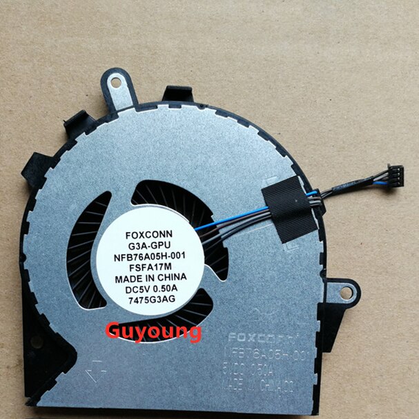 laptop CPU GPU cooling Fan for HP OMEN 15-CE COOLER FAN G3A-CPU G3A-GPU 929455-001 929456-001 heatsink: GPU