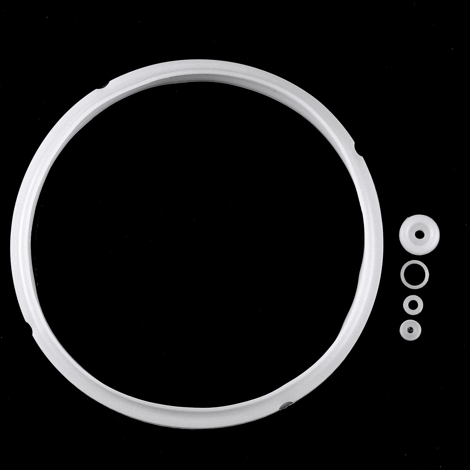 2 Pressure Cooker Sealers Reusable Silicone Sealing Rings Kitchen Cooking Pot Pan Gaskets Universal Stainless Steel Cooker Seals