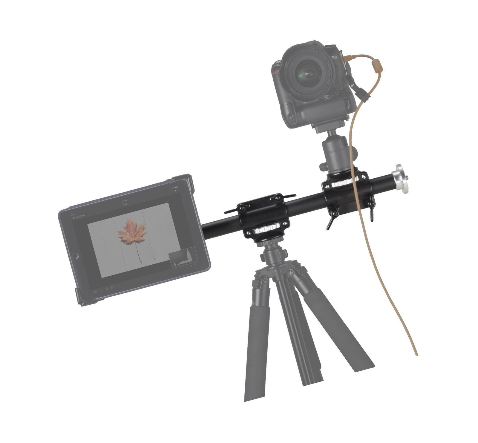 Tripod Cross Bar Aluminum Alloy Horizonal Rod Pole Cross Bar Extension Arm Support Bracket Tripod Vertical Shooting