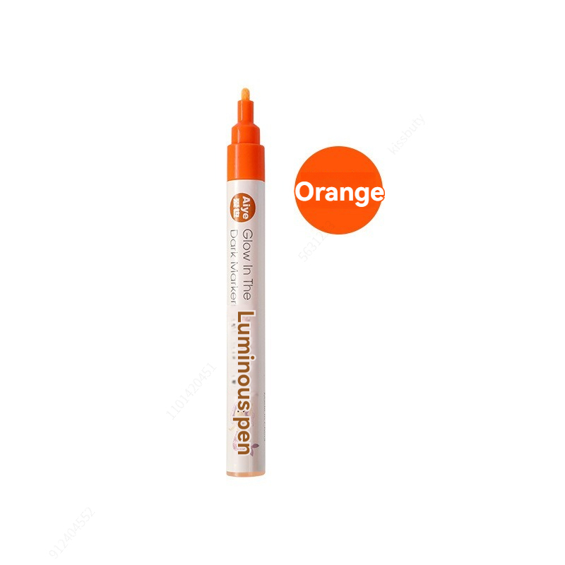 1PC Fluorescent Pens Highlighter Colorful Paint Pen Glow in The Dark Bright DIY Luminous Marker Pen Craft Pen for Drawing: Light Grey