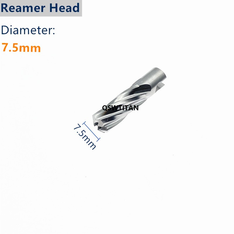Flexible Reamer and Flexible Reamer Quick Coupling flexible shaft handle Medullary cavity soft expansion hollow reamer: Reamer Head 7.5mm