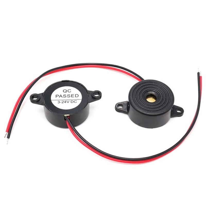 Car 95DB Emergency Alarm Mini Alarm Speaker DC3-24V Active Piezo-Electronic Buzzer Waterproof Beep Tone Alarm Durable