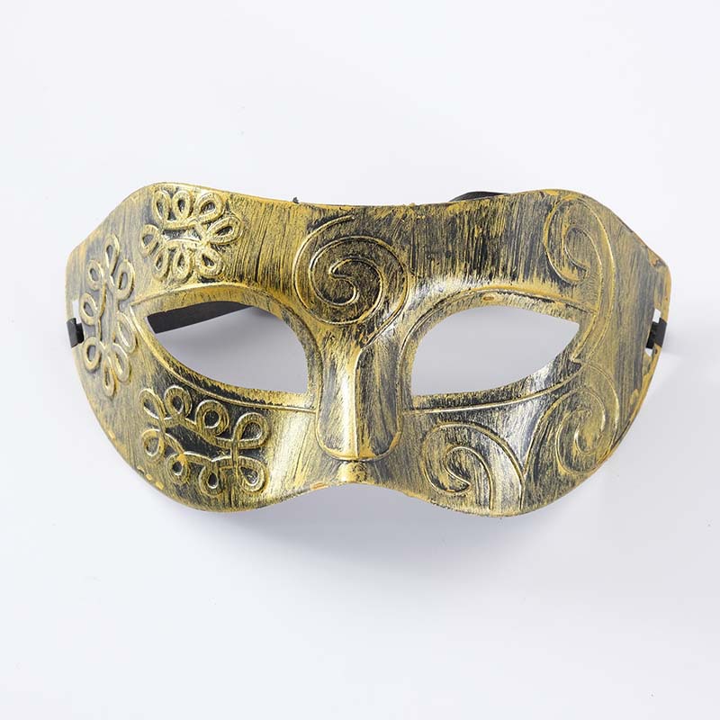 Vintage Zilver Goud Mannen Antieke Gladiator Carnaval Gemaskerd Bal Partij Maskers Cool Retro Mannen Party Maskers: 13