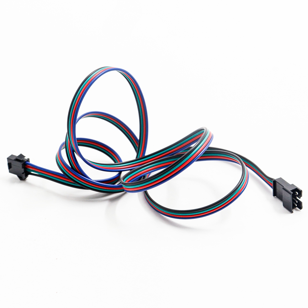 Câble d'extension mâle et femelle 22awg, 2 broches/3 broches/4 broches/5 broches, connecteur JST pour bande lumineuse LED RGB WS2811 WS2812B WS2815 5050