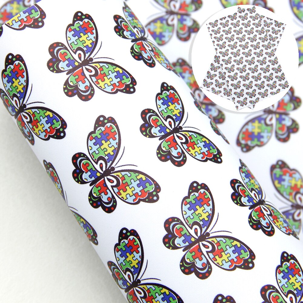 David accessories 20*34cm back to school syntetisk læder patchwork til hår sløjfe taske pung telefon cover gør det selv ,1 yc 10409: 1084088046