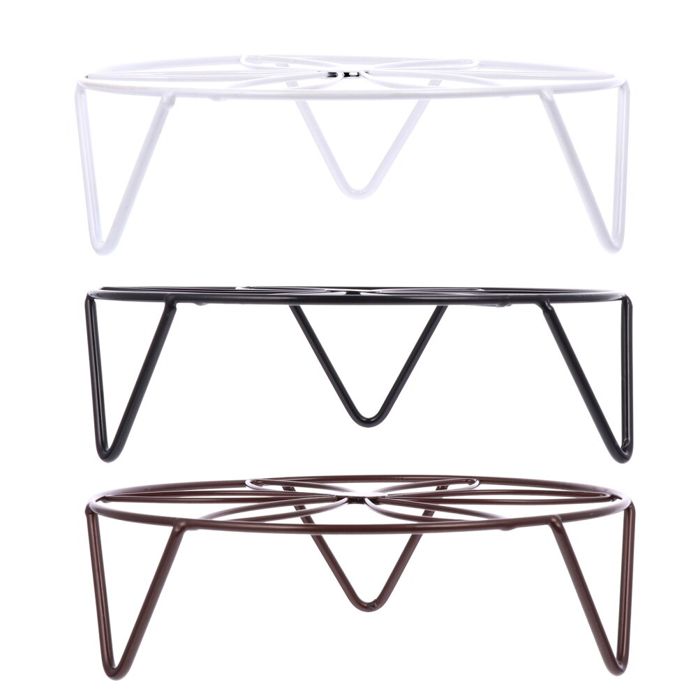 3 stuks mooie metalen bloempot display rek planten display plank