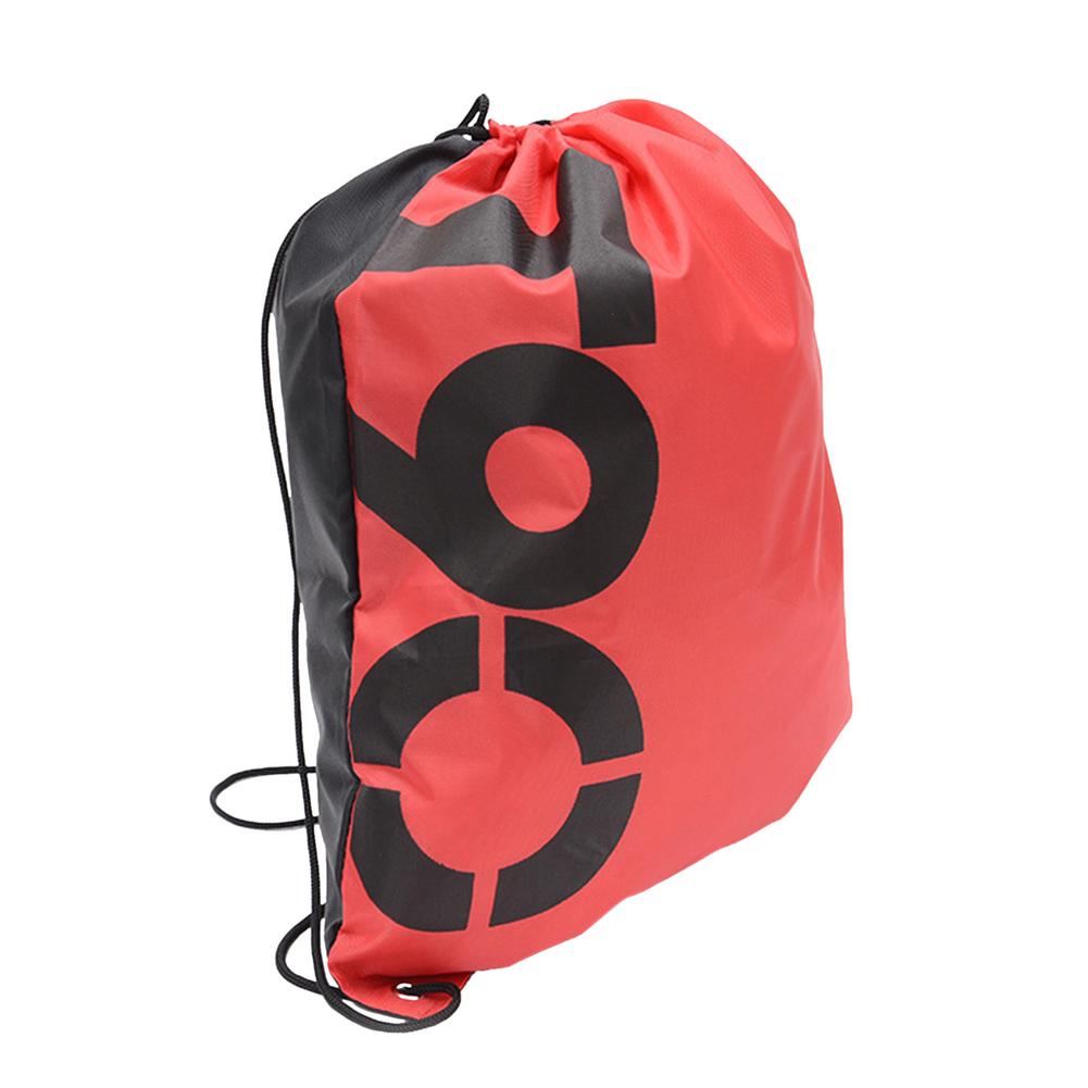 Waterproof Swimming Bag Drawstring Gym Bags Sports Gym Swim Dance Backpack Drawstring Beach Shoulder Pouch Back Pack: Red