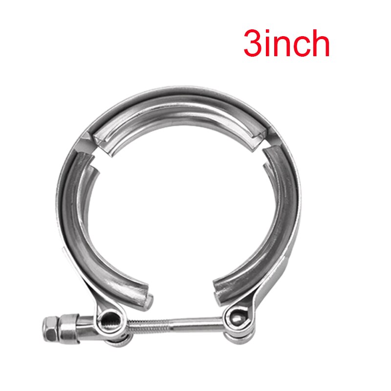 Universal 3 Inch Stainless Steel V-Band Turbo Downpipe Exhaust Clamp