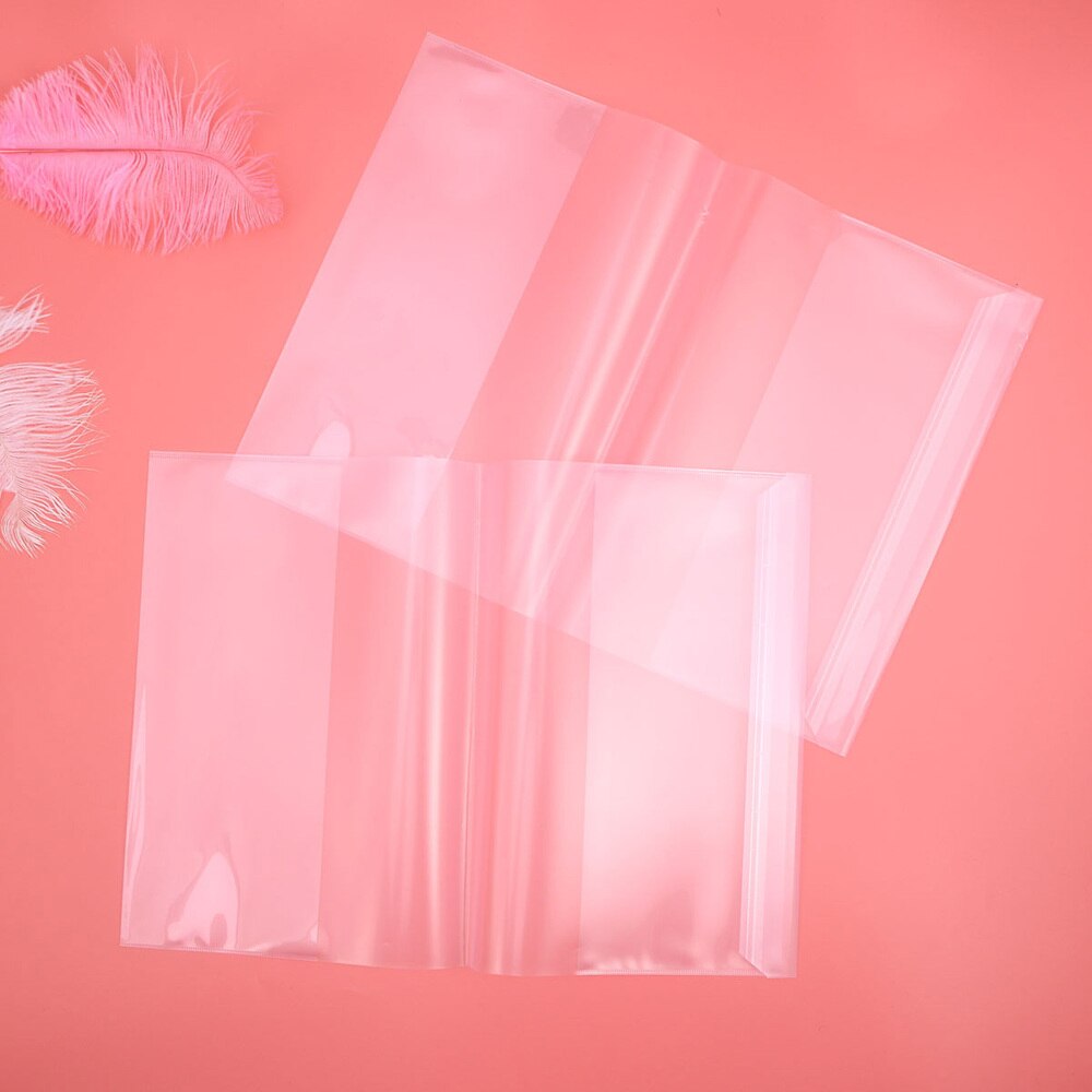 Couverture de livre 16K en plastique, 5 pièces, couverture transparente et étanche pour manuel d&#39;exercices, Film de protection pour carnet de notes