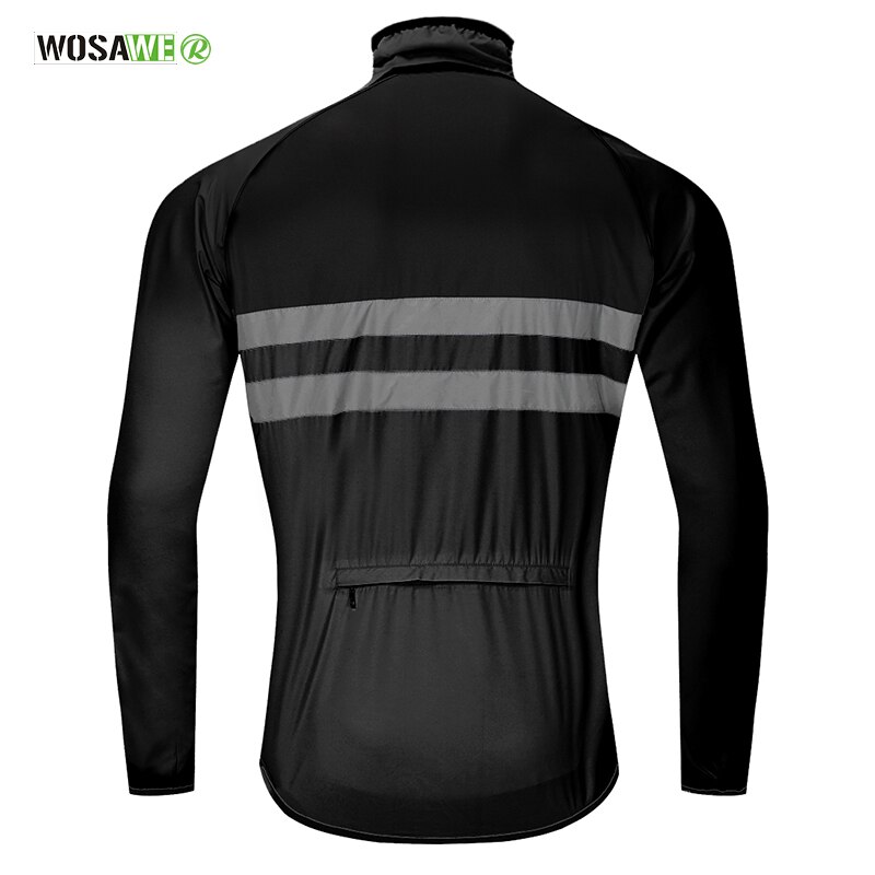 Reflektierende Radfahren Windjacke Männer Sicherheit Weste Wind Mantel Fahrrad Kleidung Radfahren Mantel Bike ropa ciclismo Winddicht MTB Jacke