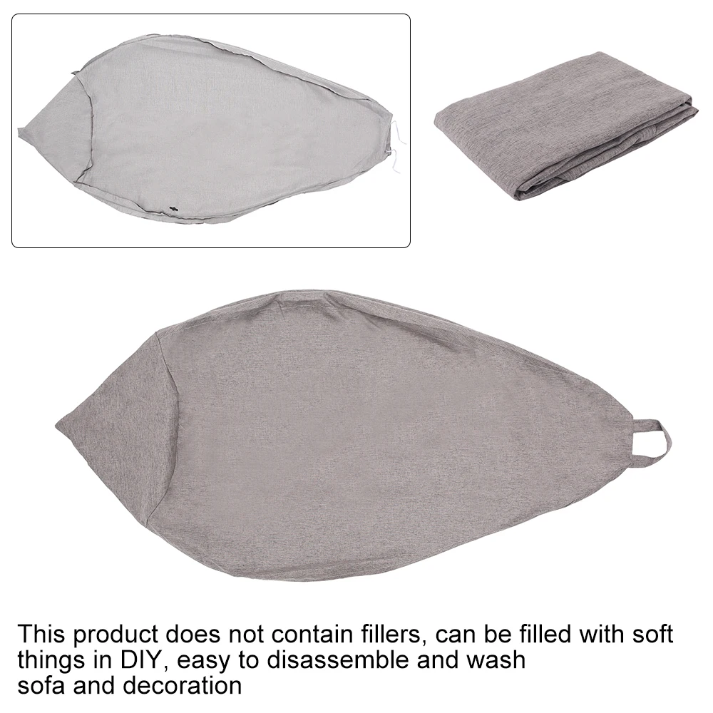 Sofás perezosos sin relleno para adultos, silla tipo Bean Bag, sala de estar sofá para, dormitorio, hogar, Tatami, tumbona, asiento