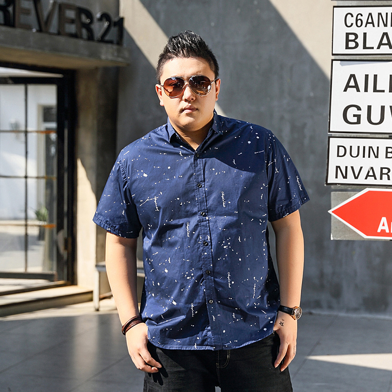 Plus größe 10XL 9XL 8XL 7XL 6XL Herren Kurzarm hawaiisch Shirt Sommer lässig Blumen- Hemden Für Männer große große größe