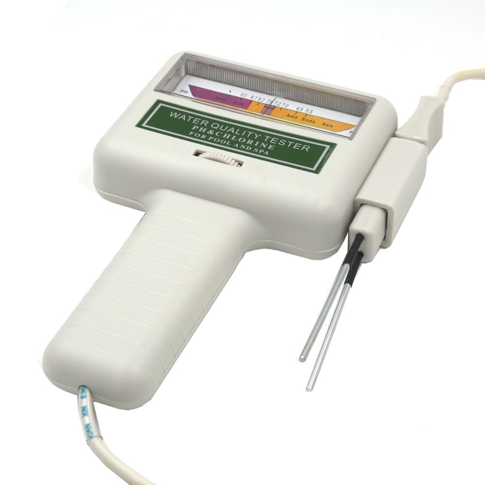PC-101 Chlorine Meter PH Meter Chloride Testers Chlorine PH 2 in 1 Meters CL2 Tester Water Monitor Analysis Tool 30%