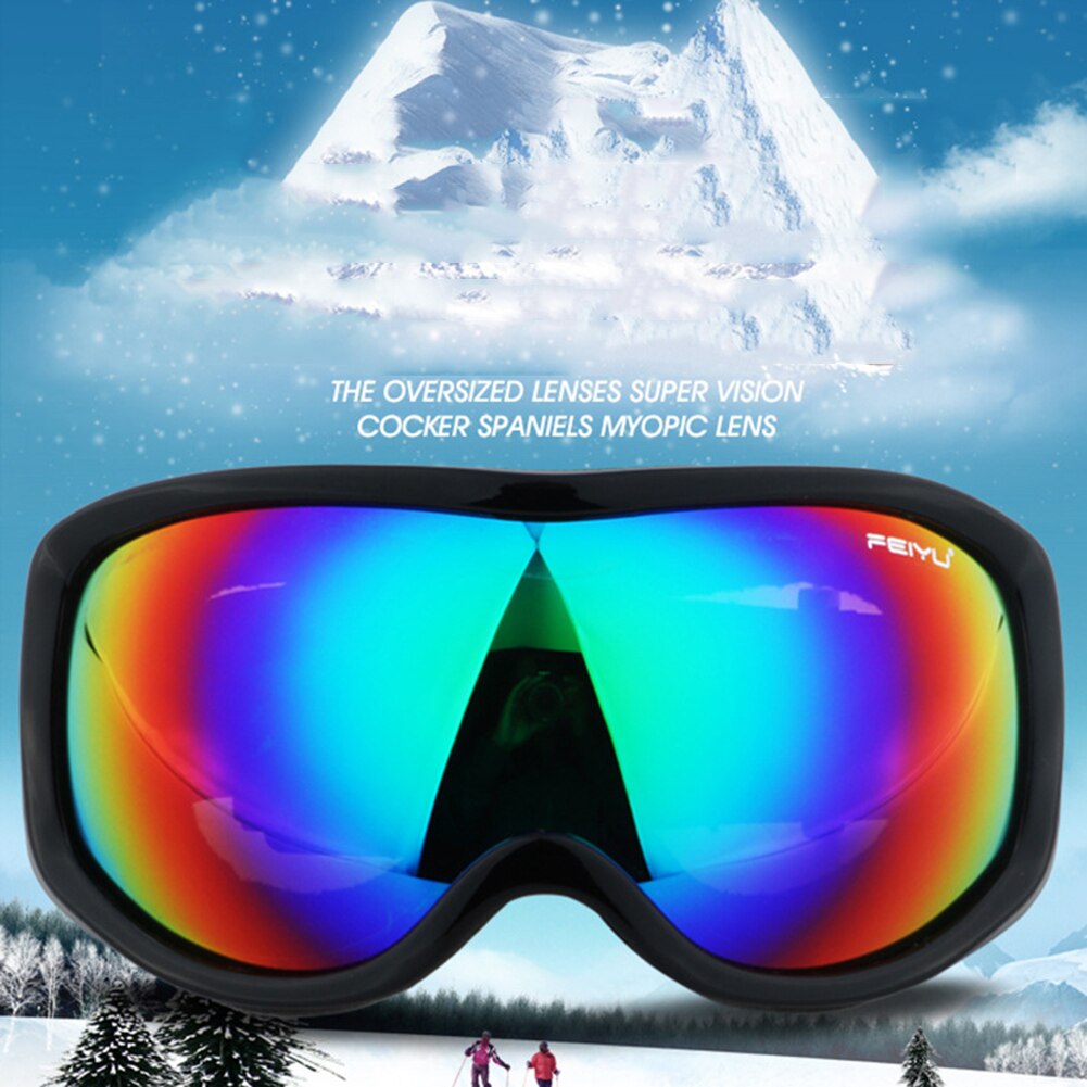 Ski Bril Voor Mannen En Vrouwen Single-Layer Outdoor Sport Fietsen Snowboard Goggles Winddicht Verstelbare Bril Skiën Bril