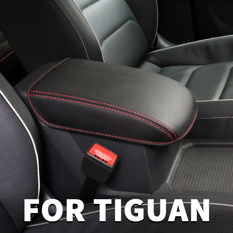 In-Auto Centrale Armsteun Cover Voor Hand Bescherming Leather Cover Accessoires Voor Volkswagen Tiguan Mk2