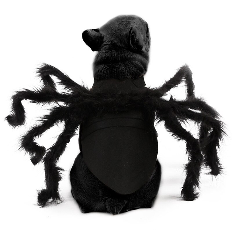 594C Halloween Dog Spider Costume Theme Party Decoration Dog Cat Cosplay Dress Outfit