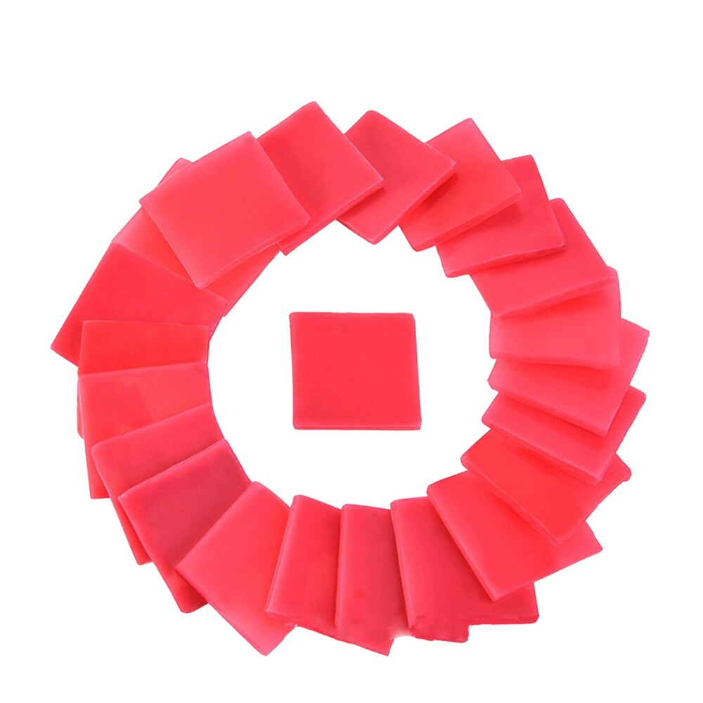 10PCS Resin 5D Pink Drilling Mud Crafts Dotting Heart Clay Painting DIY Nail Art Tools Handcraft Cross Stitch Accessories: Square