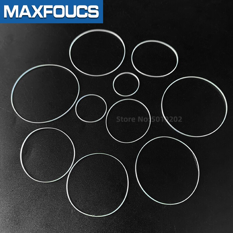 Kunststoff weiß dichtung für kristall glas Interne durchmesser 26-35,5mm Dicke 0,35mm hihg 0,8mm Uhr teile uhr Zubehör, 1 stücke