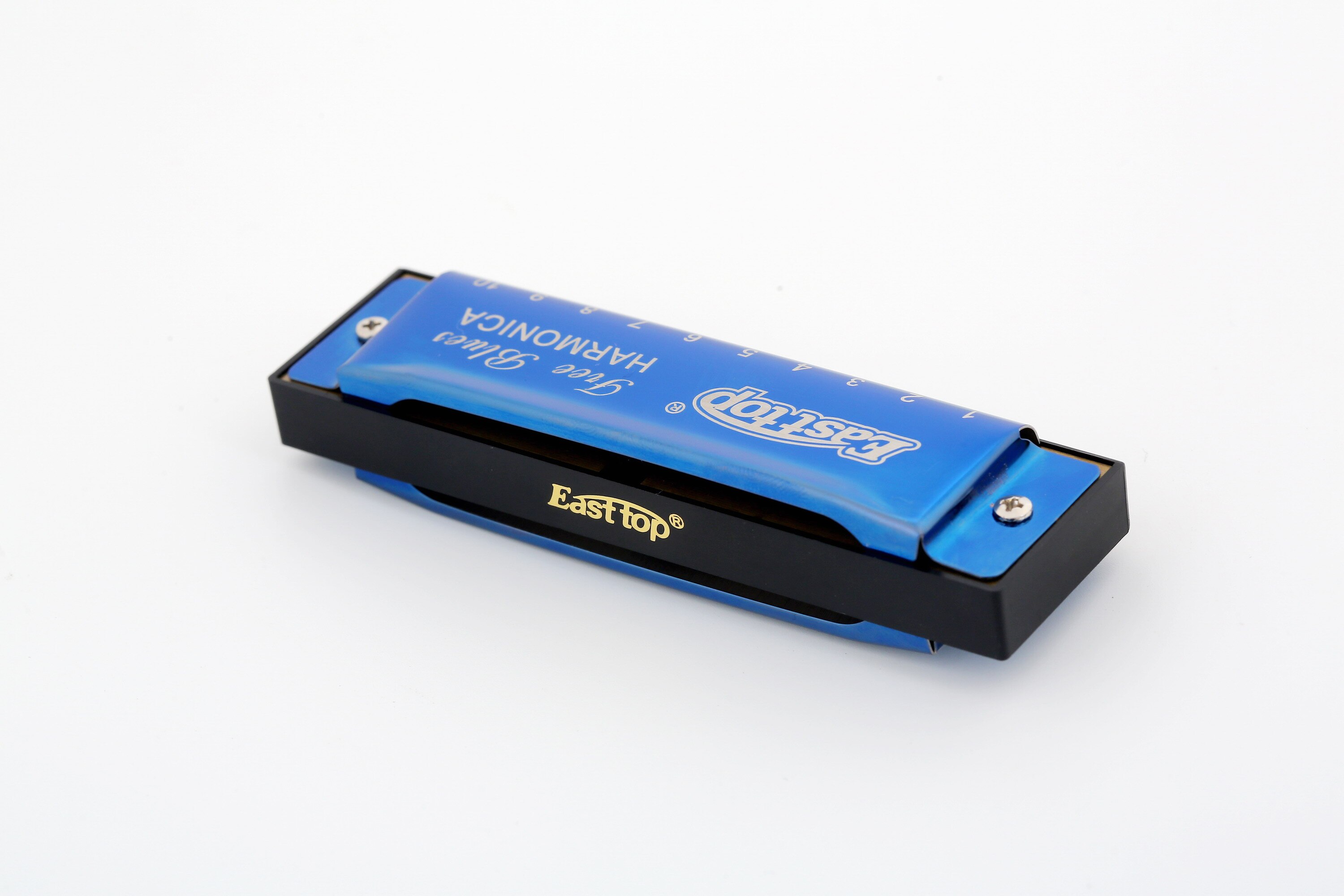 East top – Harmonica 10 trous 20 tons Diatonic blue, orgue buccale pour enfants, joueur, débutant, d'anniversaire