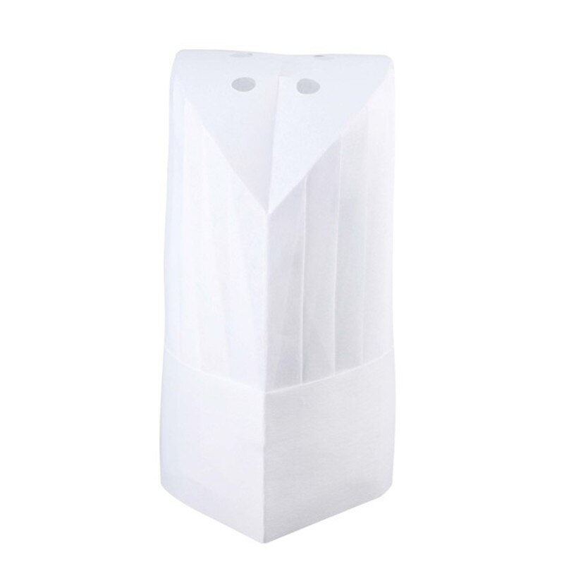 20 sztuk/worek czapka szefa kuchni hotel żywnościowy pieczenia kapelusz szef kuchni pracy kapelusz papierowy kapelusz włókniny