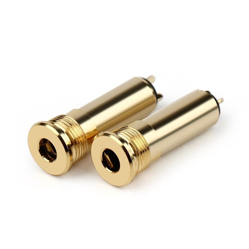 10pcs Jack 2.5 adattatore per cuffie femmina 4 poli 3 connettori Speakon a contatto connettore Audio HiFi in rame placcato oro
