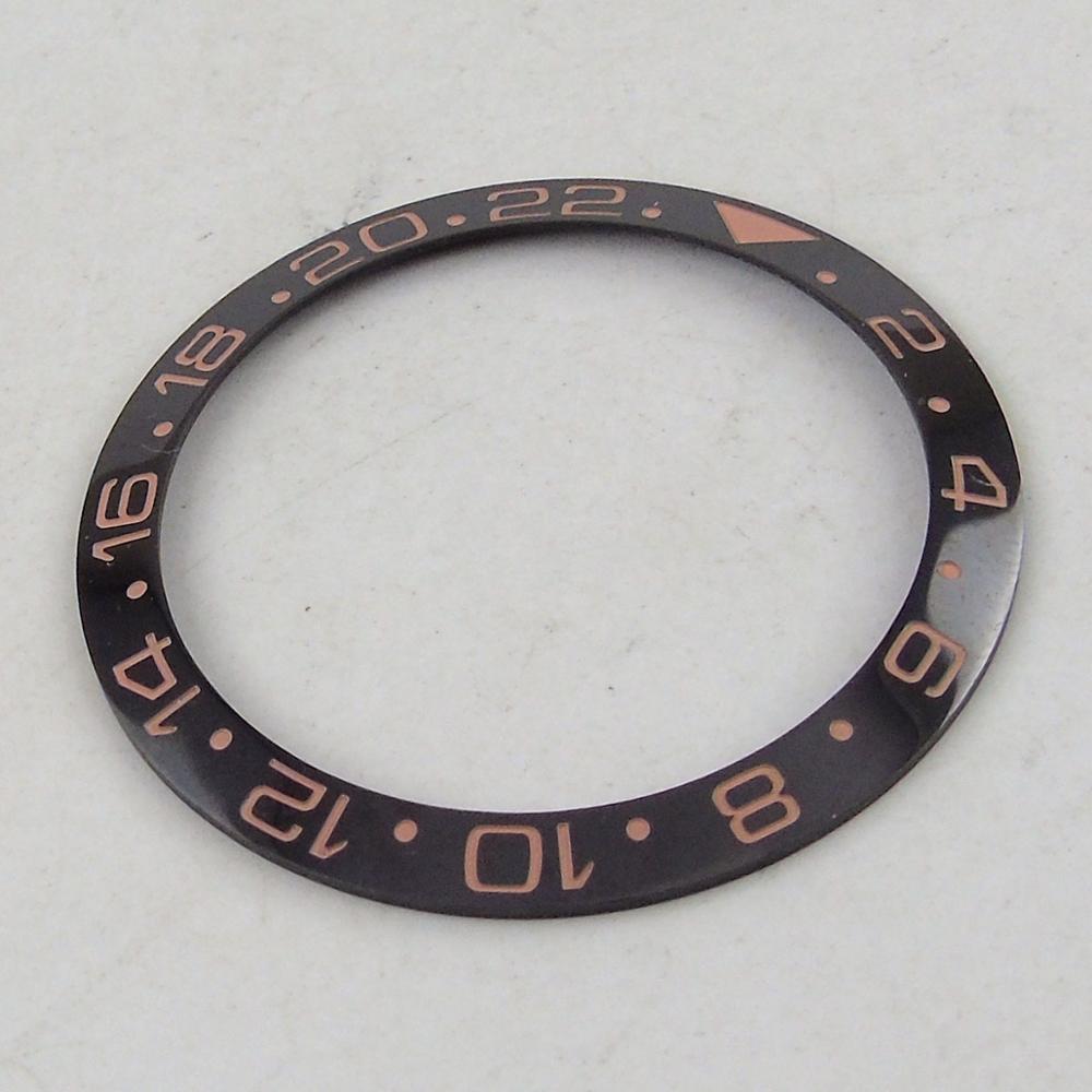 Multi-color 38mm keramische lunette voor gmt-model herenhorloges: Nr . .11