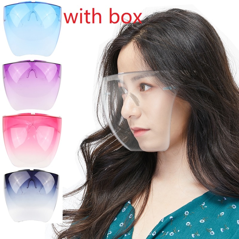 Kleurrijke Veiligheidsbril Gezicht Shield Vented Veiligheidsbril Oogbescherming Full Face Cover Buiten Gebruik