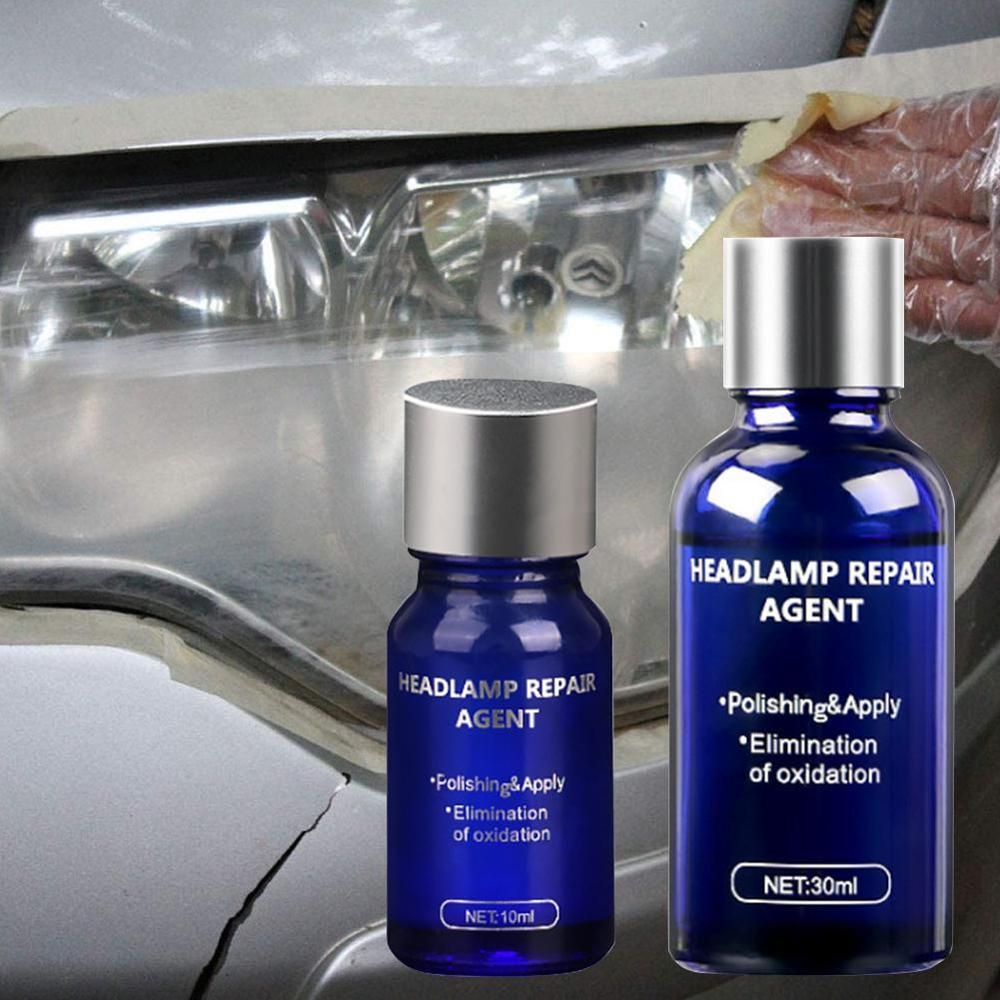 Car Headlight Repair Refurbishment Liquid Auto Kit Scratches Lamp Agent Headlight Renovation Polishing Restoration Agen G1E2