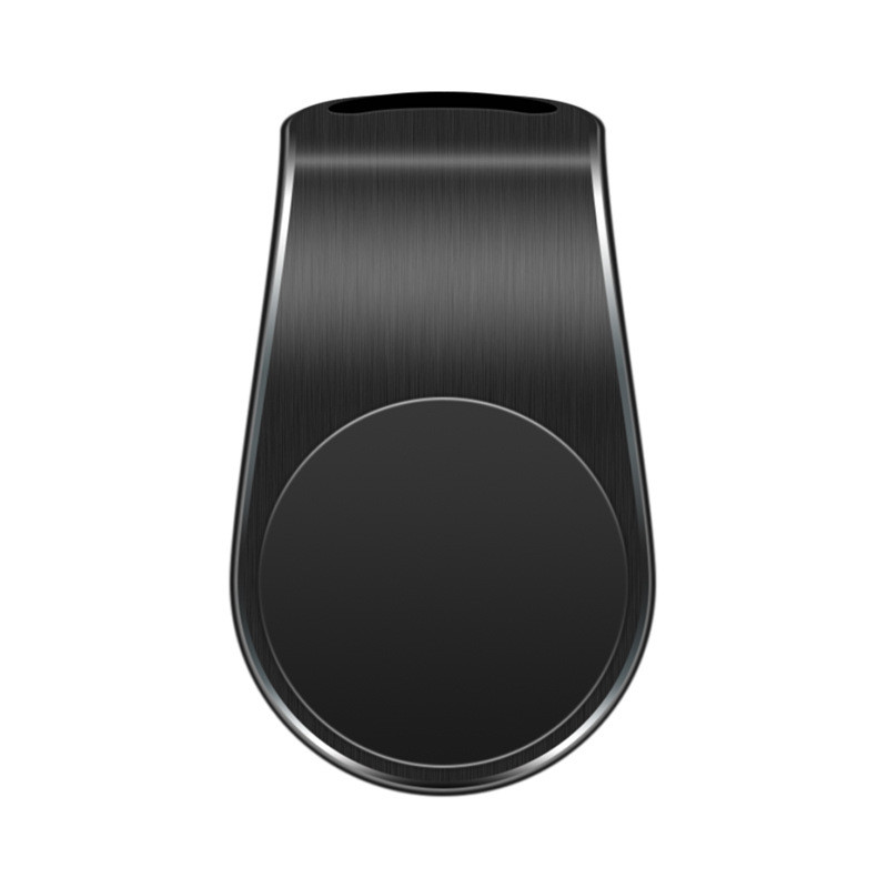 Support métallique support de téléphone magnétique pour voiture, Mini Clip sur ventilation, aimant Mobile très joli: Black