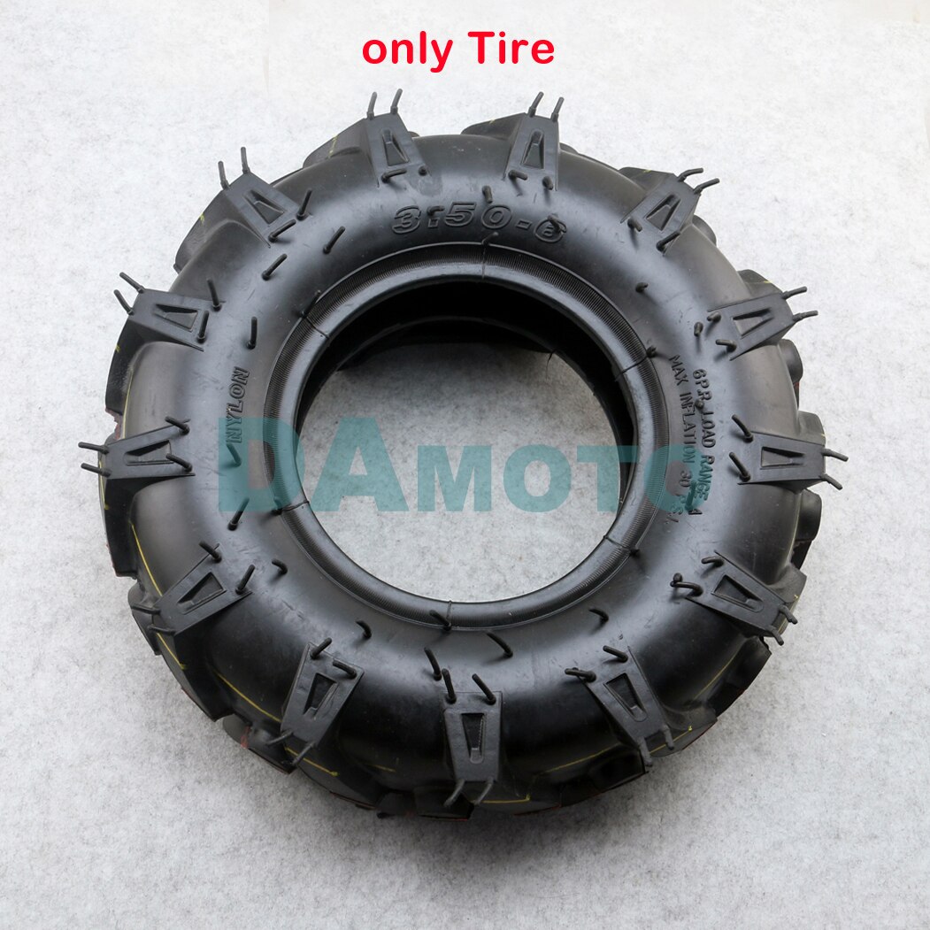 3.50-6 tire Tractor Tyre Wheel For ATV Quad Lawn Mower Garden Tractor