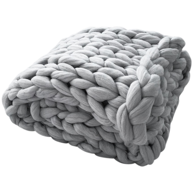 Gezellige Chunky Knit Deken Voor d Sofa Thuis De... - Vicedeal