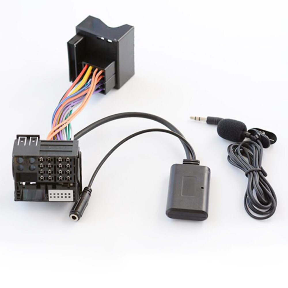Biurlink Bluetooth 5.0 AUX Input Audio Adapter For BMW E60 E61 E63 E64 E87 E88 E81 E82 E90 E91 E92 E93 Handsfree Phone Calling