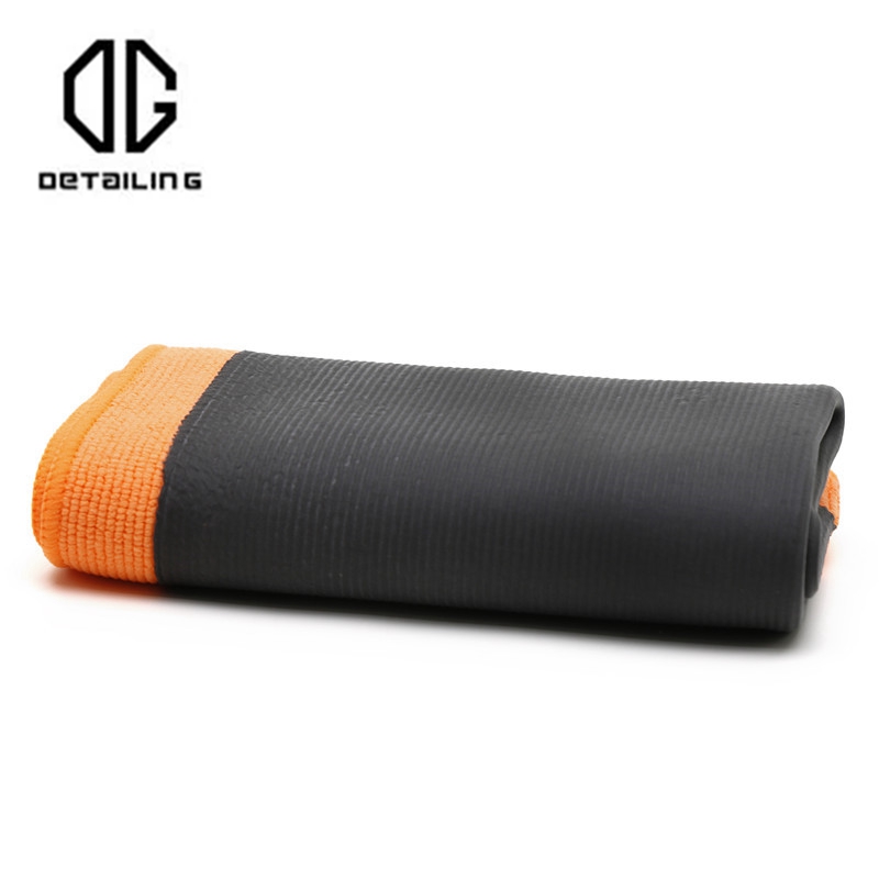 DETAILING-Toalla de arcilla dura/media/fina, paño de arcilla mágica para detalles automáticos, toalla de barra de arcilla para lavado de coches, paño de limpieza de microfibra: Naranja