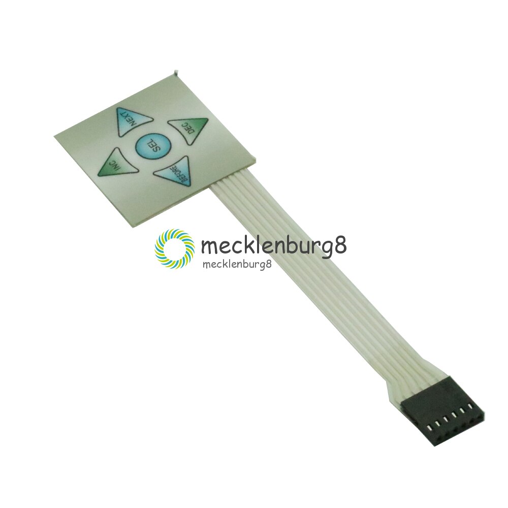 1X5 Matrix Array 5Key Membraan Switch Toetsenbord Keyboard 1*5 Toetsen Bedieningspaneel Voor Aduino