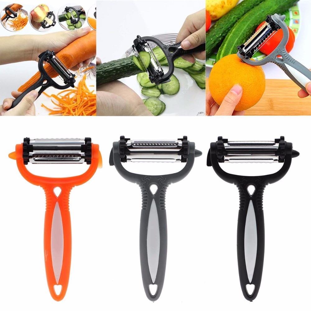 Multifunctionele keukengereedschappen dunschiller rasp snijder 3 in 1 groente fruit keukenaccessoires aardappel wortel appel schiller rasp