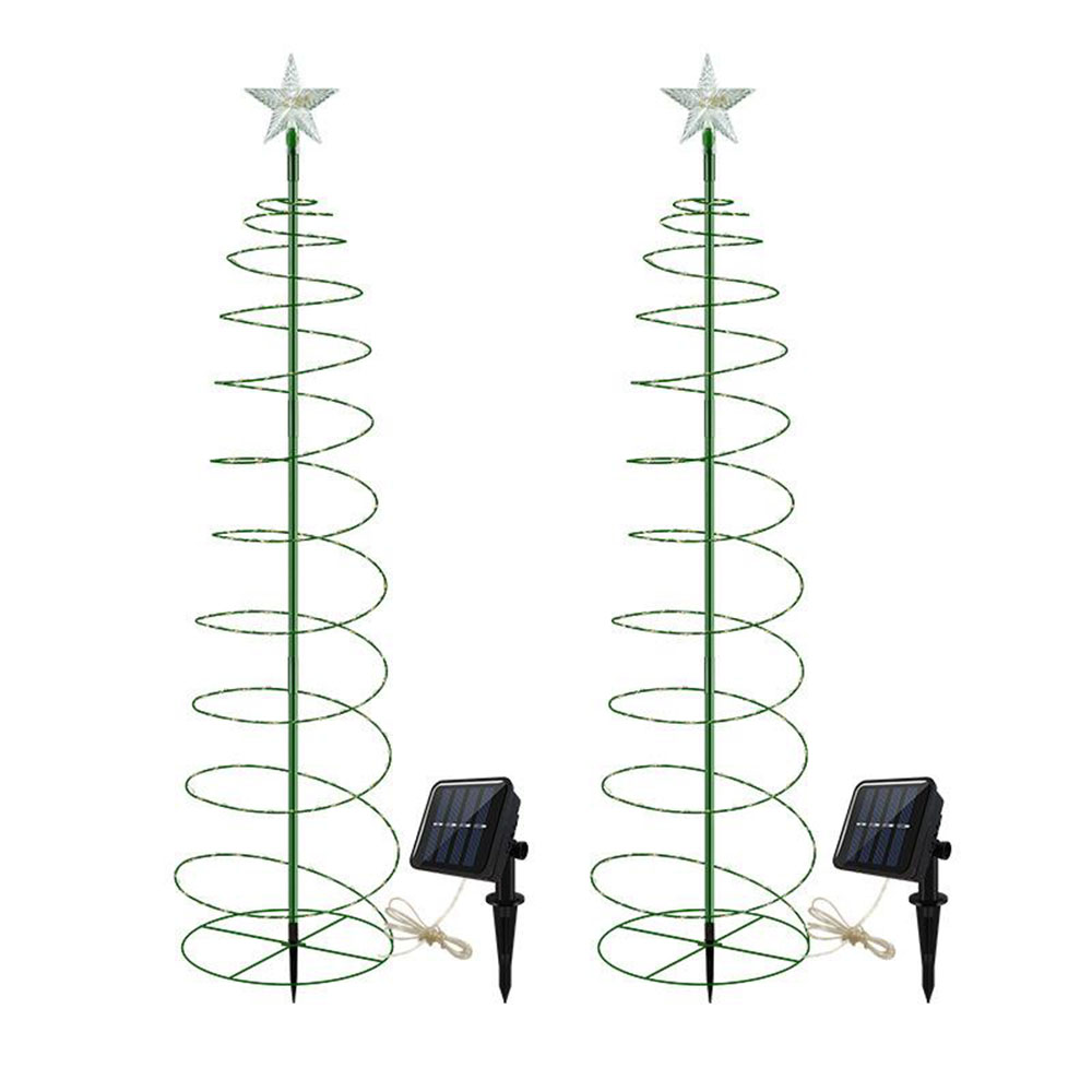 Solar--Weihnachtsbaum-Lichterkette für Höhle Außenbereich, Garten, LED-Lichterkette, IP65, Sternlicht, dekorative Lichter für sterben Weihnachtsdekoration