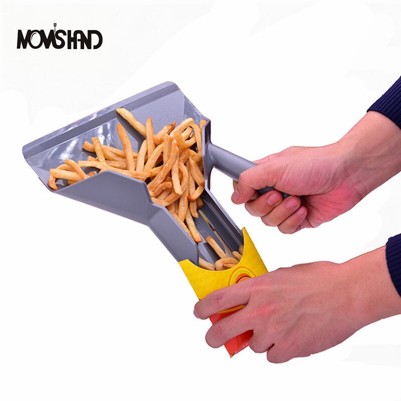Popcorn Scoop, French Fries Shovel Loader Chip Packing Shovel Funnel