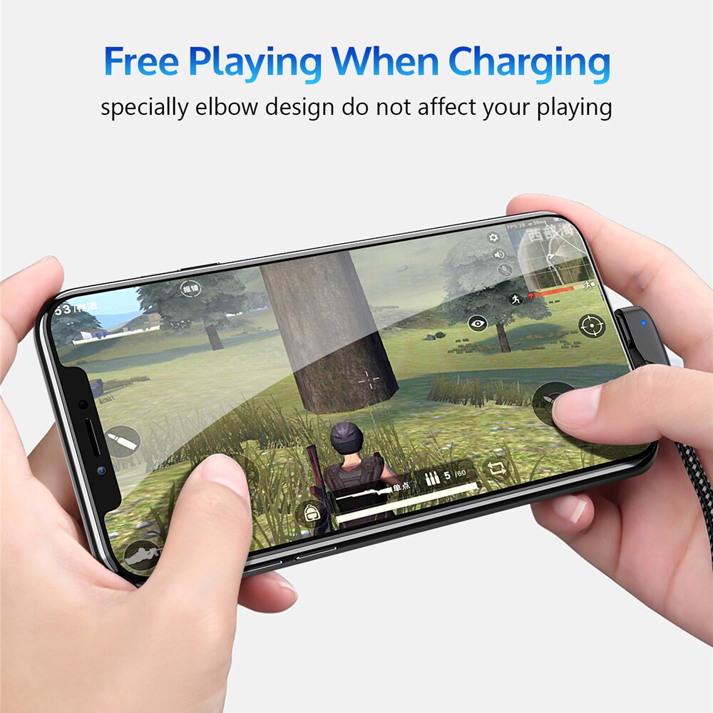 TIEGEM USB Cable For iPhone X 8 7 6 5 6s Plus Cable Fast Charging Cable 8 Pin Mobile Phone Charger Cord Adapter Usb Data Cable