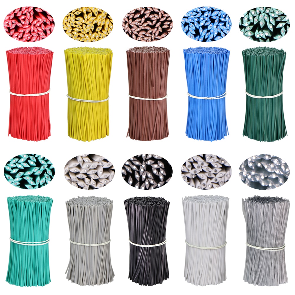 Câble torsadé de jardin en plastique, 10/12/15/20CM, cordon de Support de plante, de vigne grimpante, Ligature, fil d&#39;alimentation fixe multifonction