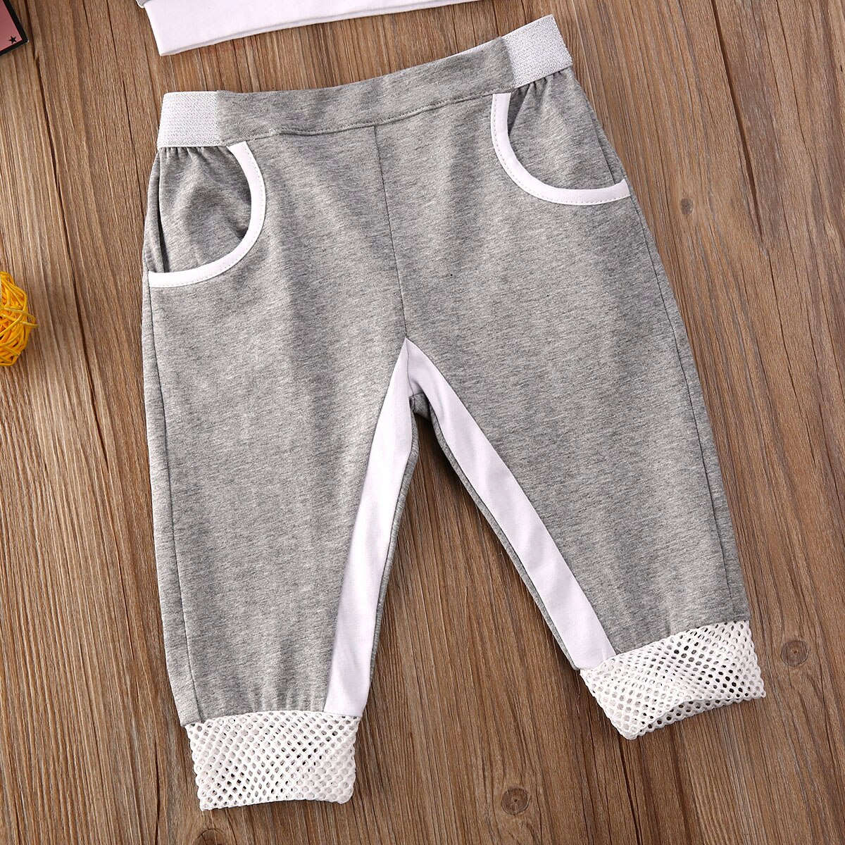 Toddler Kids Baby Girl Sports Outfit Vest Crop Top Pants Tracksuit Clothes