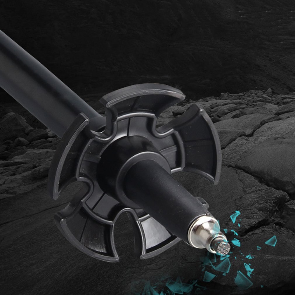 Multifunction Walking Stick Trekking Poles Telescopic Fold Crutches Hiking Stick Crutch Elderly Metal Stick Walking Cane Outdoor