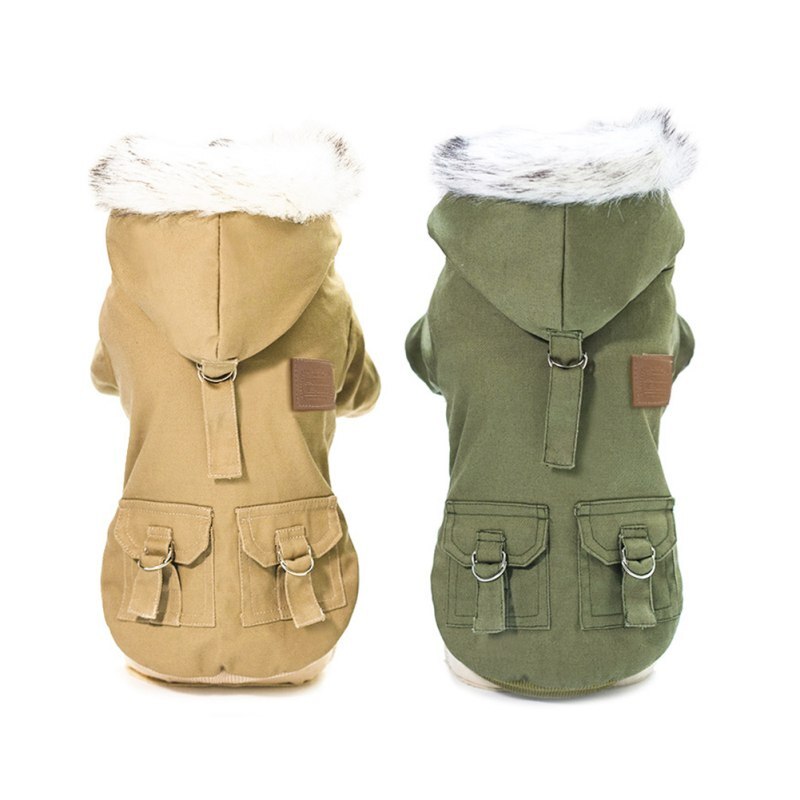 Pet Kostuum Voor Honden Waterdicht Hooded Hond Jas Winter Dikke Honden Jas Huisdier Chihuahua Franse Bulldog Kleding Voor Wandelen