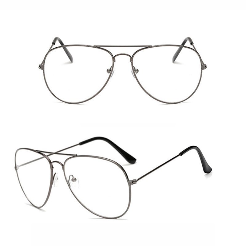 Zuee myopia brilmonturen op sterkte heren klassieke pilotenbril dames optische brillen heldere brillen: Geweer