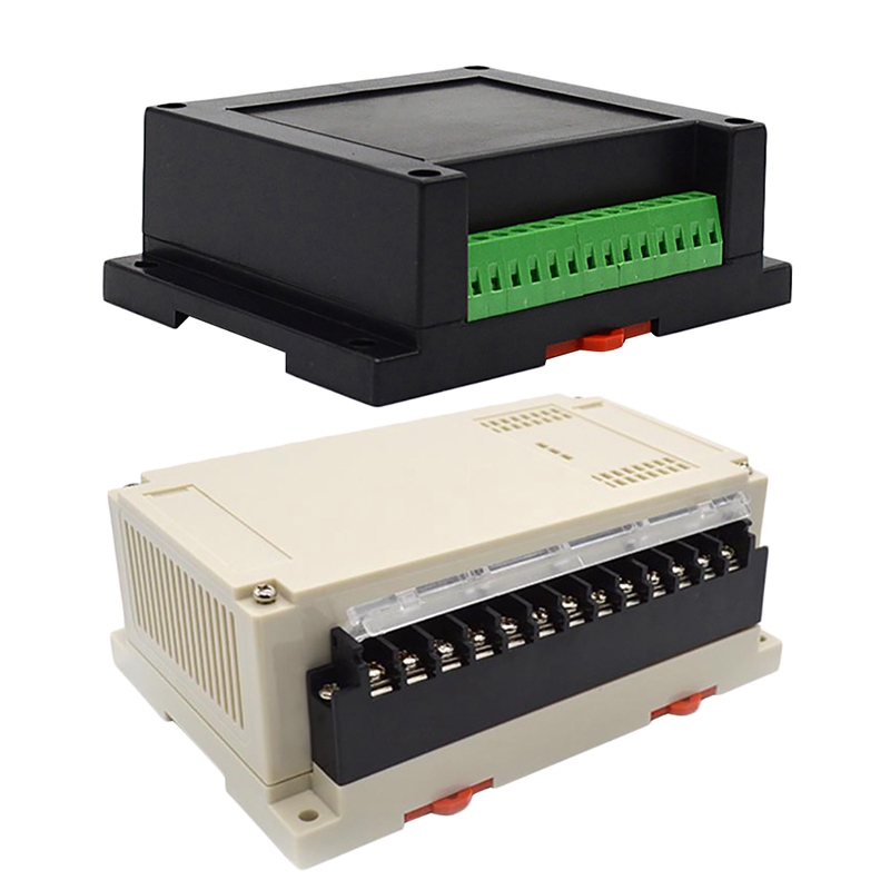 Carcasa electrónica Din, carcasa de plástico Abs para proyectos, caja de Control e instrumentos, carril Din, carcasa electrónica de plástico Abs, bricolaje: Default Title