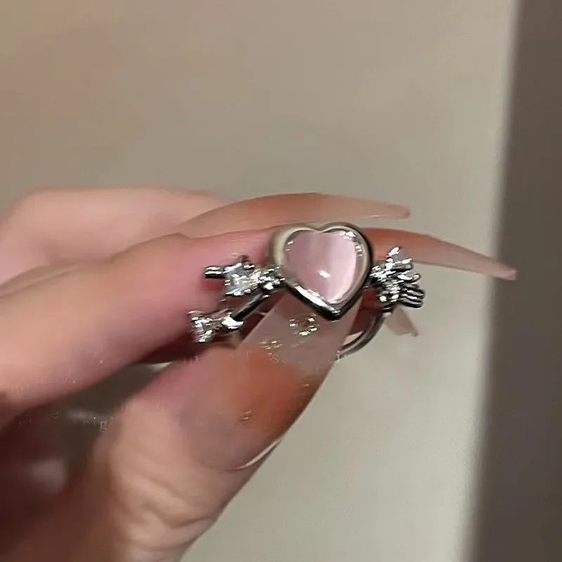 Anillo gótico abierto de serpiente para mujer, anillos ajustables con animales, para reptiles, accesorios de joyería con personalidad Punk, tentáculos de joyería: Sandía roja