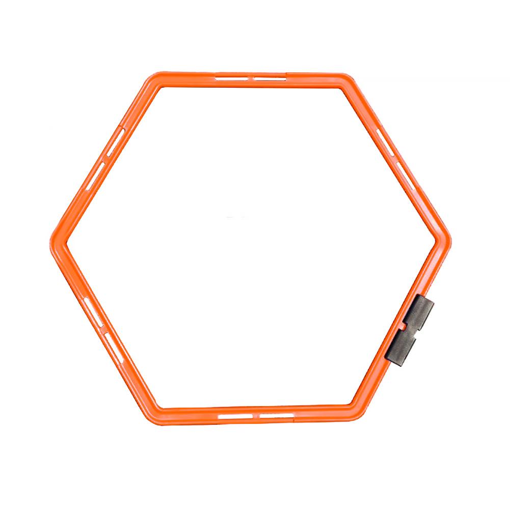 Hexagonal Agility Ring Training Ring Physical Training Ring Football Trainer Ladders Hurdles Speed Rings: 1Pc
