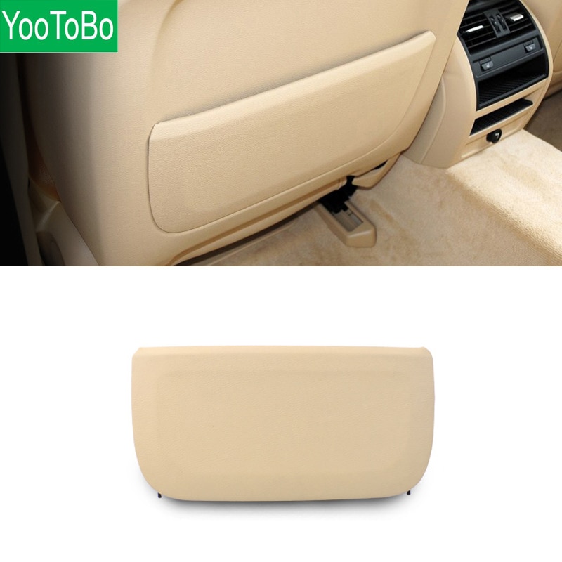 Yootobo lhd rhd bilsæde bagpanel del dæksel udskiftning beige sort til bmw  f10 f01 f02 5 serie gt