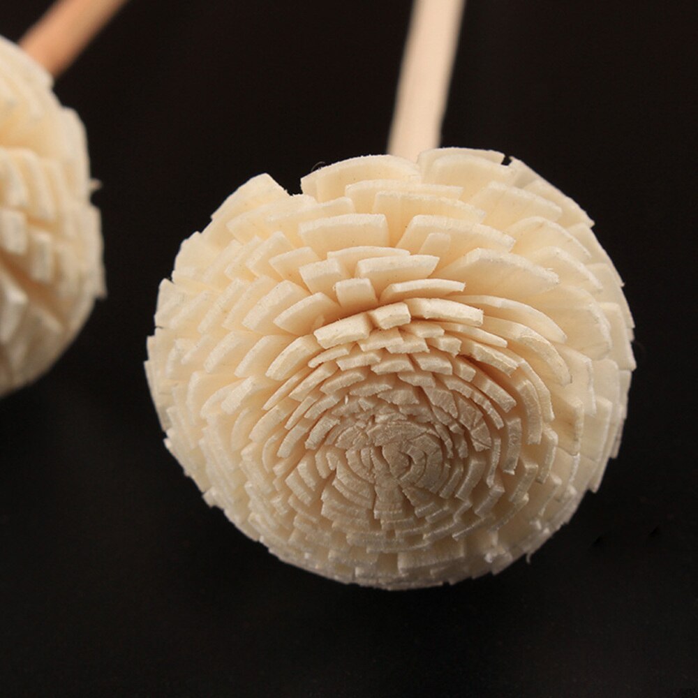 Varillas de aromaterapia sin cables, palos difusores de aceite aromático de simulación de flor, 10 Uds.