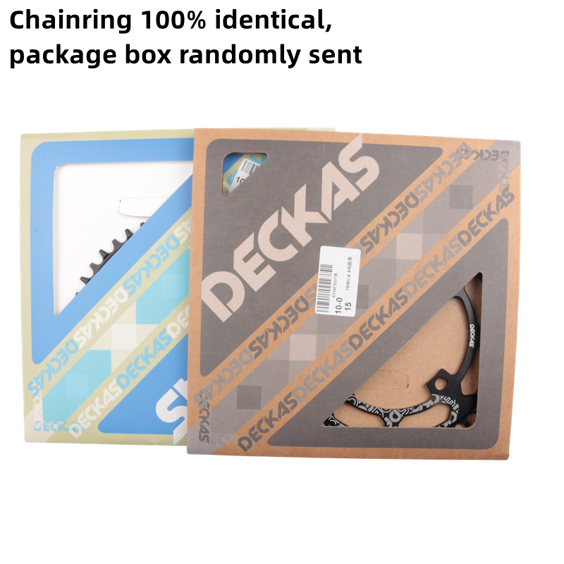 DECKAS 110BCD Kettingblad Voor Shimano Crown Ronde Zwart 36T 38T 40T 42T 44T 48T 50T 52T 54T Tandwiel Kettingwiel Voor 110mm Crankstel